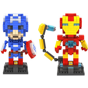 俐智loz小颗粒微钻石积木 乐高组拼装插玩具 美