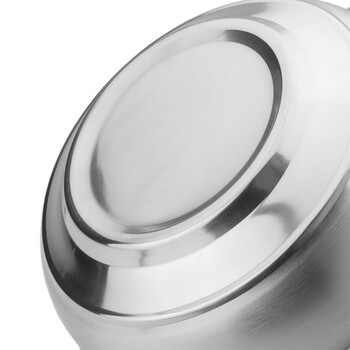 
                                        拜格BAYCO 不锈钢碗双层隔热16cm白金碗BX4854                