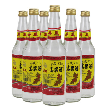 丹凤厦门高粱酒38度清香型白酒 500ml*6瓶