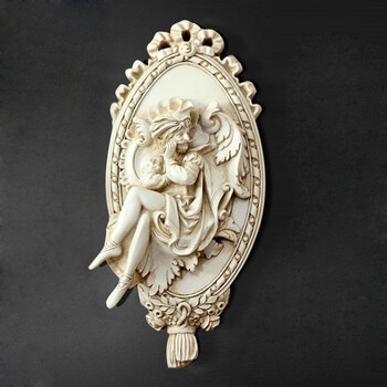 
                                                            欣润 立体壁挂欧式创意天使墙壁饰家居客厅装饰品 挂件树脂画客厅墙面罗密欧装饰画朱丽叶 大号 罗密欧 朱丽叶 一对 高55CM                