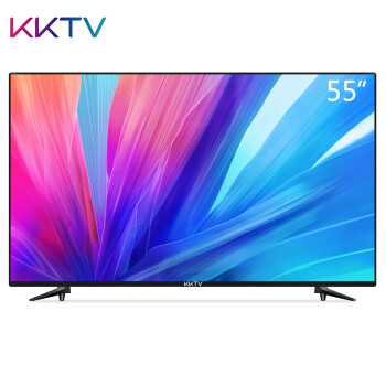 kktv k55s 55英寸全高清智能语音网络液晶平板电视机 康佳出品 黑色