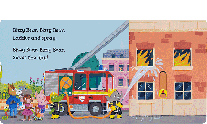 bizzybearfirerescue进口新奇特玩具书
