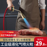 金赛骑 液化气喷火枪家用煤气喷火焊枪烧肉烧猪毛高温热熔器喷枪 绿色