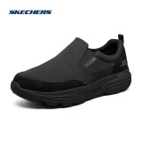 skechers斯凯奇休闲鞋女户外防滑运动绑带女鞋124111bbk全黑色365