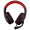 欧凡（OVANN）X2 头戴式专业游戏电脑耳机耳麦 语音带麦克风话筒双插头 黑红色