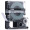 爱普生（EPSON） LC-4SBM 标签打印机LW400/700/600P/1000P色带盒 金属系列 12mm宽幅（黑字/银底）