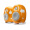 惠威（HiVi） X3 监听音箱 电脑音箱 电视音响 橙色