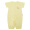 【minimoto小米米】快乐伙伴短袖  短袖对襟连身衣 粉黄色 1-2岁  身高90cm
