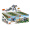 积高（COGO）军事航母积木（25种造型军舰、坦克、飞机） 塑料拼插男孩玩具拼装747片 13007