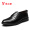 意尔康男鞋经典商务正装鞋系带绅士潮流单鞋男士皮鞋 8441ZA97039W 黑色38