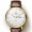 罗宾尼（LOBINNI）手表男士全自动机械表简约钢带日历品牌名表12025 【2022新钢带款】金壳白面钢带