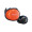 Bose SoundSport Free真无线蓝牙耳机-亮橙色配午夜蓝 运动耳机 防掉落耳塞 真无线入耳式