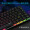 黑爵（Ajazz）极客AK33 RGB版背光游戏机械键盘 黑色黑轴 背光 游戏 办公 电脑 笔记本键盘