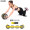 斯诺德（SiNuoDe）健腹轮 自动回弹静音巨轮收腹滚轮腹肌轮男女减肥健腹器健身器材 S550智能大黄蜂
