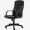 博泰 电脑椅子 办公椅 家用升降转椅 人体工学椅 职员椅黑色皮椅9753H