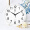 北极星（POLARIS）挂钟 时尚创意客厅钟表简约石英钟2842白色30cm