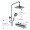 九牧（JOMOO）卫浴花洒套装 单把硬管式可升降空气能淋浴器花洒36190-146