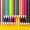 真彩(TRUECOLOR)24色油性彩铅原木六角杆彩色铅笔学生绘画涂色画笔画具画材美术套装送儿童小学生生日礼物036