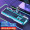 前行者GX30Z真机械手感游戏键盘鼠标套装有线静音薄膜键鼠台式电脑网吧笔记本办公背光USB外接外设 金属黑色冰蓝光键盘