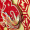 晟旎尚品 新年对联春联套装 1.3米40件套春节过年装饰立体植绒福字红包门窗贴团圆大礼包 花开富贵
