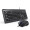 双飞燕（A4TECH) KB-N9000 键鼠套装有线键盘鼠标套装办公电脑鼠标键盘套装防泼溅 鼠标U口+键盘P口 黑色