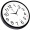 北极星（POLARIS） 挂钟 12英寸时尚客厅办公时钟挂表简约创意石英钟 7271 黑色