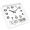北极星 挂钟14英寸万年历温湿度计创意客厅日历挂表钟表白双液晶
