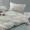 水星家纺床上四件套纯棉被套床单四件套床上用品全棉被罩1.8米风沐花意