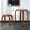家逸家用实木换鞋凳创意凳子休闲圆凳可叠放餐凳椅子