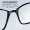 京东京造 防蓝光眼镜护目镜防辐射眼镜平光镜防飞沫 PEI黑色 50%阻隔