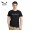 沙乐华户外 短袖T恤男女图途户外吸汗透气登山跑步运动圆领T恤 黑色-男款 XL