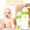 咪呢小熊 婴儿奶瓶宽口径玻璃奶瓶套装新生儿宝宝防摔奶瓶（180mL+270mL+赠安抚奶嘴）M6713