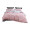 水星家纺 床上四件套纯棉 全棉床品套件床单被罩被套 床上用品 禅叶浮影（珊瑚粉）加大双人1.8米床