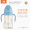 日康（rikang）奶瓶 PPSU宽口新生婴儿奶瓶 宝宝奶瓶防摔宽口带手柄 240ml RK-3165（颜色随机）