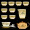 金镶玉功夫茶具整套装陶白瓷家用泡茶盖碗高端送人礼盒 羊脂玉金亭山水