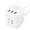 公牛（BULL） 魔方山峰插座 USB智能快充接线板/转换器/智能一转多转接器/插板/插排 【三位3USB3米】白 U303U