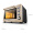 柏翠（petrus）电烤箱 38L家用电子式多功能 智能变频精准控温 PE7638 金色