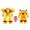 智尊 星原小宝变形玩具&元气勇者动漫机器人儿童模型男孩儿童玩具 星原小宝6.5寸五合一套装
