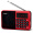 月光宝盒 S1-Pro 红色 便携式插卡音箱 迷你音响 FM收音机 可连U盘TF卡