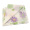 青苇 桌布 台布 磨砂透明 防水防尘 紫花180*130cm