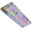 新盟（Technology）X9 蒸汽朋克复古机械键盘金属混光发光电脑笔记本办公有线USB背光 白色-红轴（朋克版）