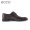 爱步（ECCO）男士皮鞋 现代正装磨砂牛皮圆头系带鞋 休斯顿 670154 咖啡色01072 41