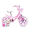 凤凰（Phoenix）儿童自行车 4-6-10-13岁童车女款公主款中大童宝宝单车 粉色 14寸