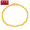 周大福（CHOW TAI FOOK）礼物 守候 串珠 足金黄金手链 F1932 148 16.25cm 约7.5克