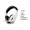 欧凡（OVANN）X5-C 头戴式专业游戏电脑耳机耳麦  语音耳机带麦克风 黑白色