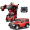 佳奇（JIAQI）TT665 牧马人汽车机器人（红色） 电动智能遥控一键变形 超变越野战神 早教益智车模玩具