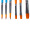 真彩(TRUECOLOR)水粉笔水彩笔油画笔美术绘画笔 学生美术专用多规格 3支蓝杆+3支橙杆/袋 OG727A