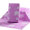 中国结 毛巾家纺 竹纤维双层纱布卡通小象儿童毛巾  紫色 40g/条 30*50cm