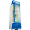 美菱(MELING)256升大容积商用冷藏立式展示柜 7档温度调节 冷藏冰柜冷柜 白色箱体蓝色门 SC-256