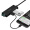 奥睿科（ORICO）CH3SF USB3.1/Type-C高速3口USB3.0扩展HUB集线器分线器 带TF/SD读卡功能 笔记本配件 黑色